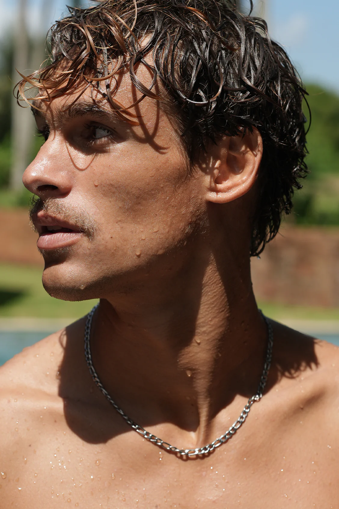 Men's Figaro Chain Necklace - Image 2