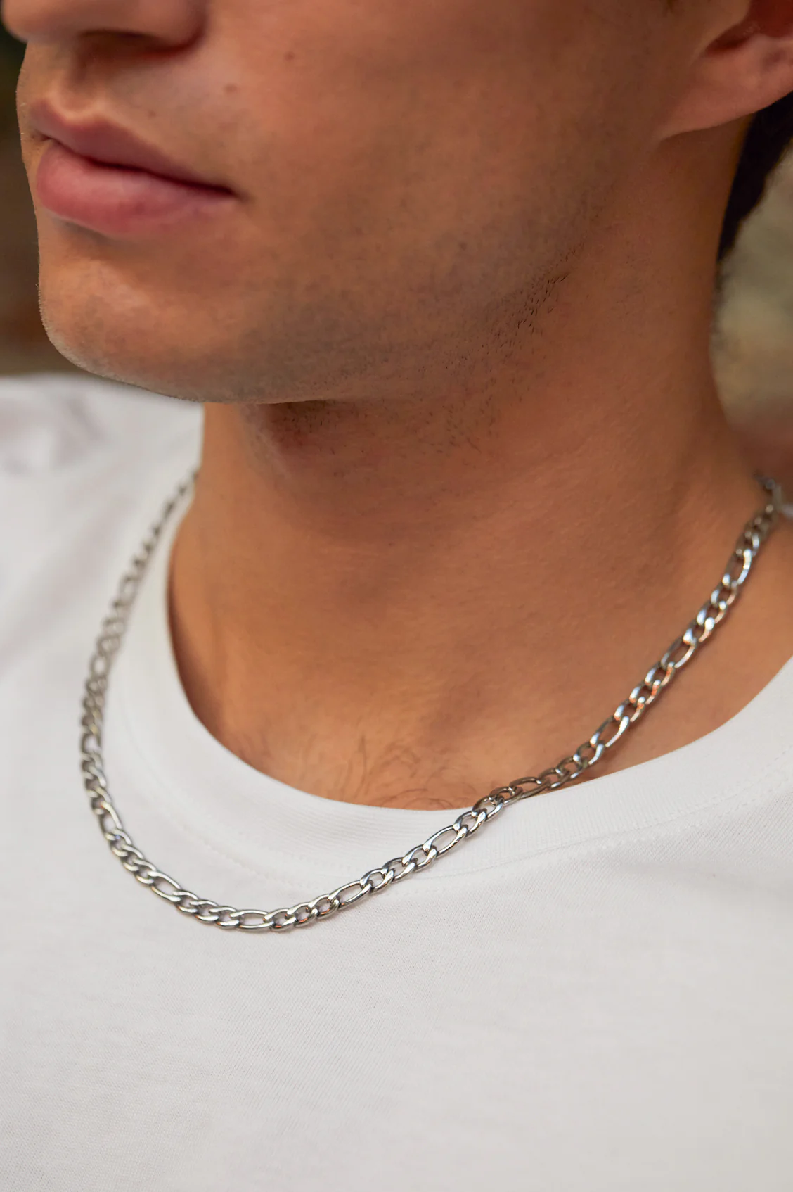 Men's Figaro Chain Necklace - Image 6