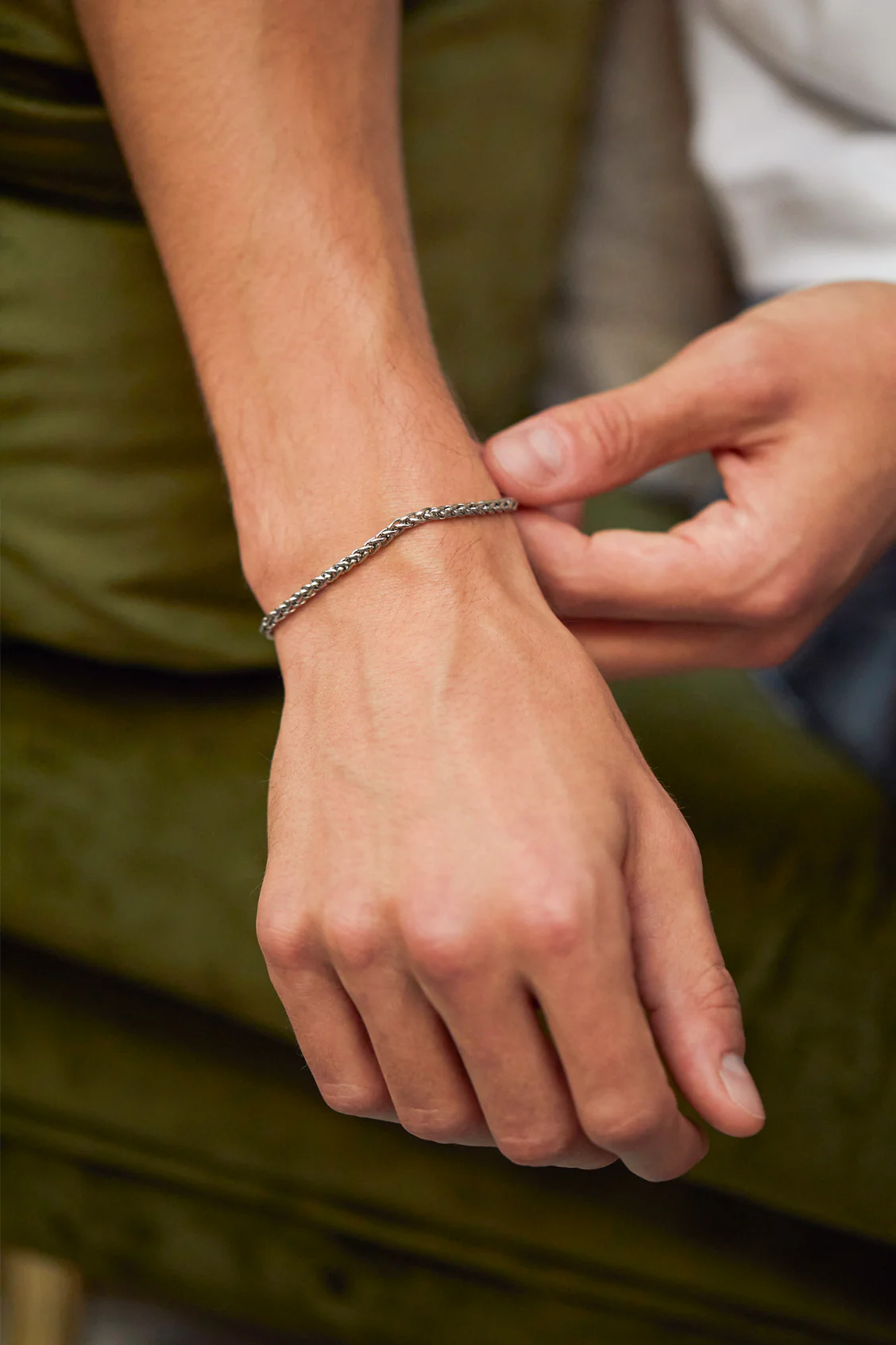 Men's Spiga Chain Bracelet - Image 5