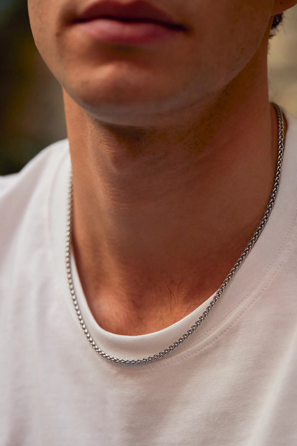 Men's Spiga Chain Necklace - Image 4