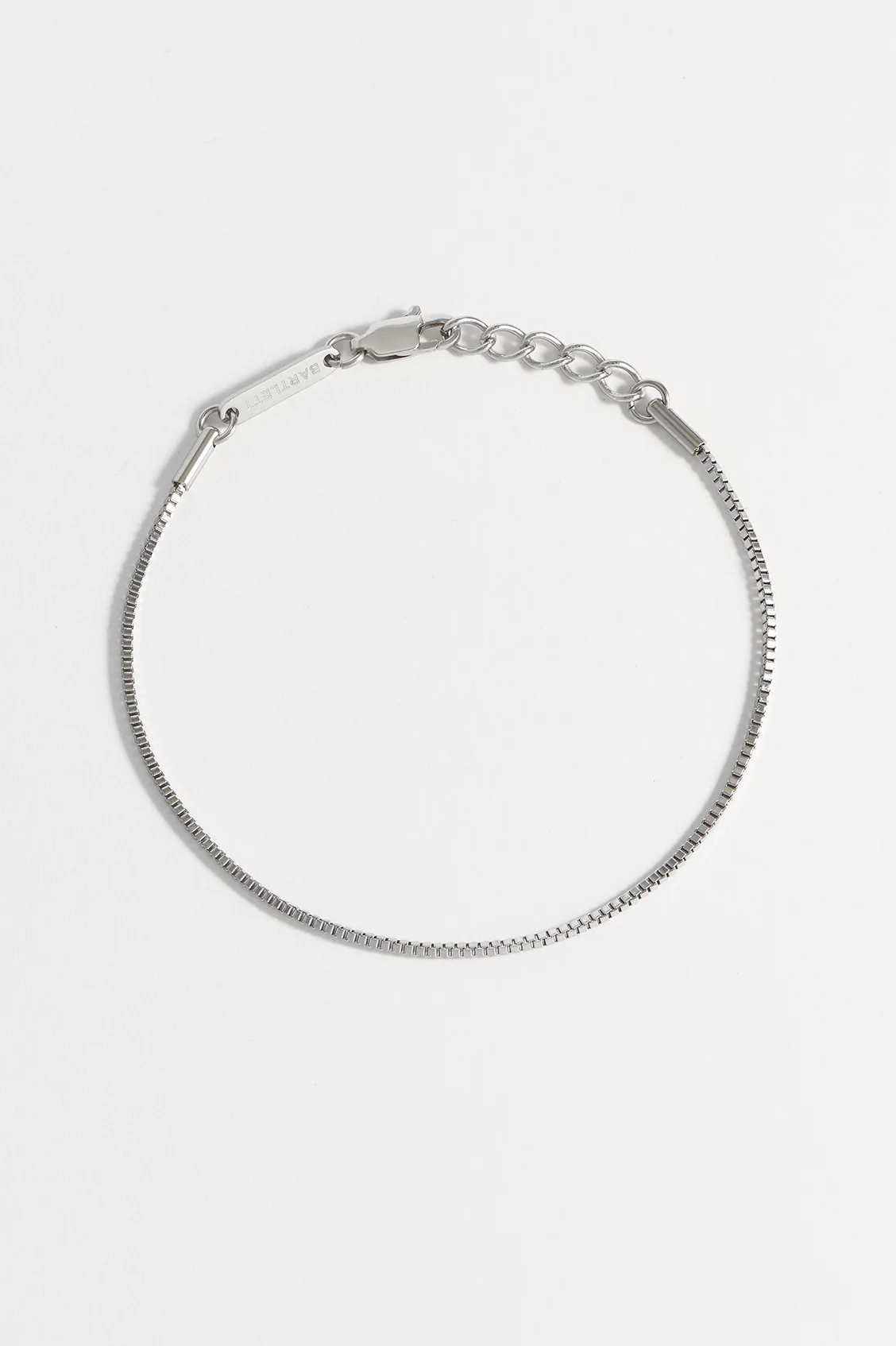Men's Thin Box Chain Bracelet - Image 2