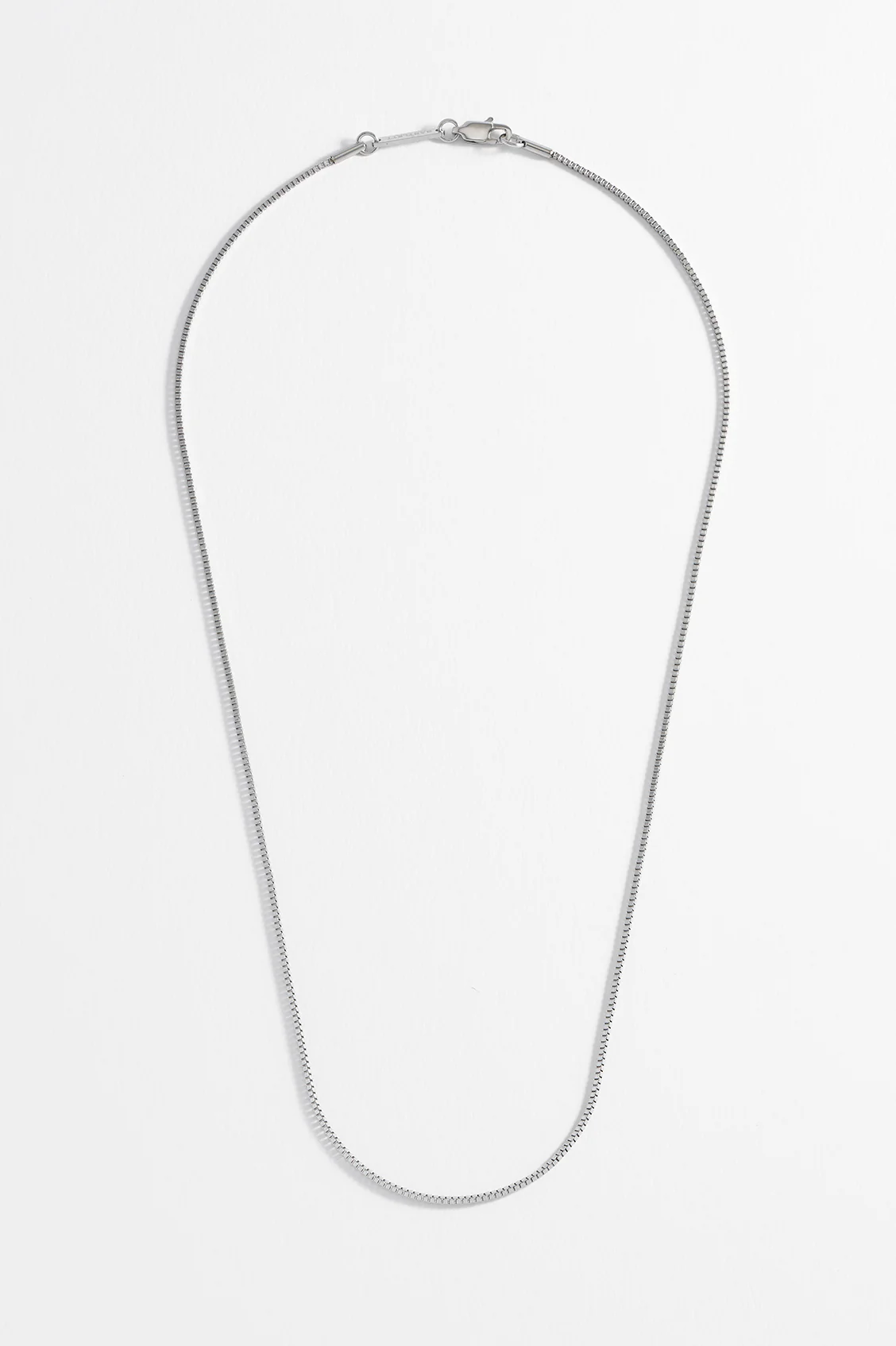 Men's Thin Box Chain Necklace - Image 4