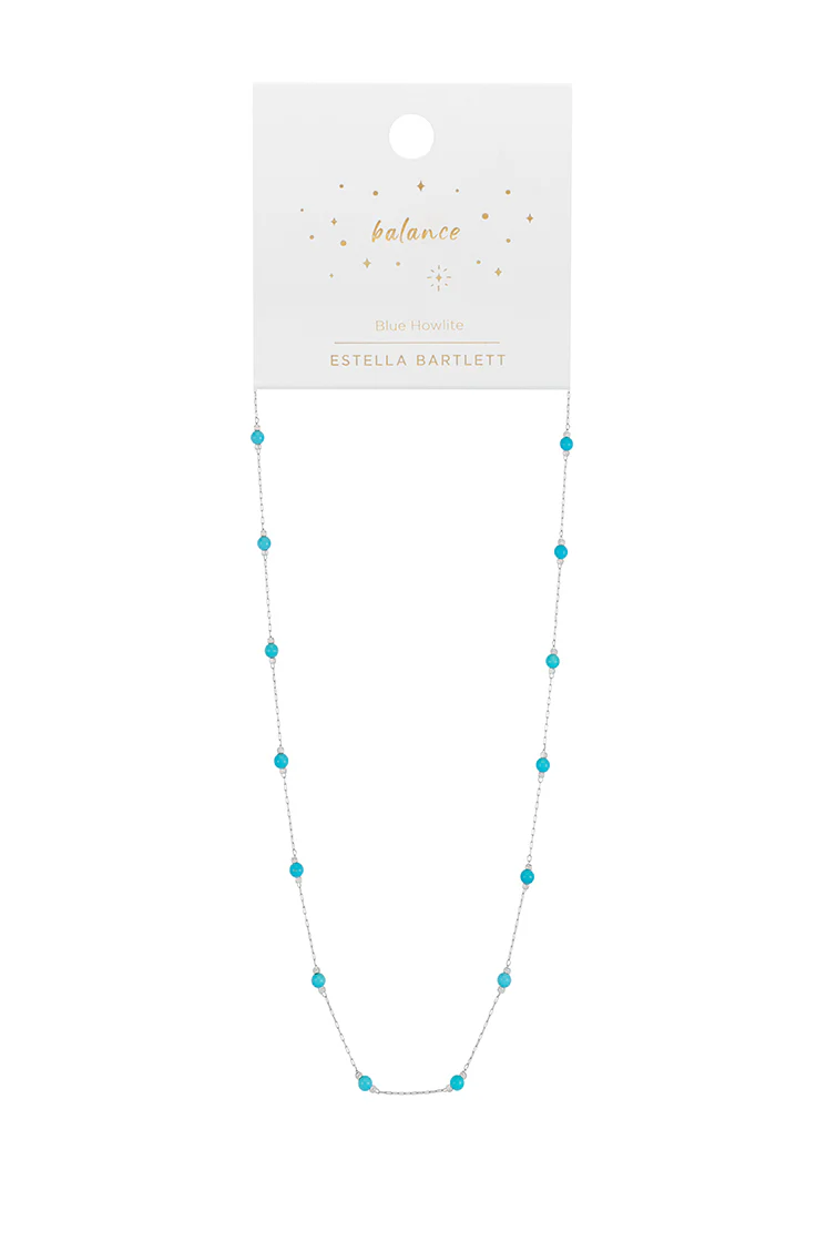 Wellness Howlite Gemstone Bead Necklace - Image 3