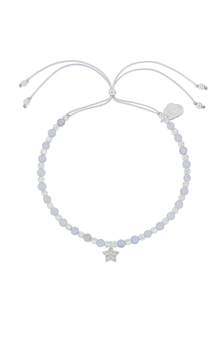 CZ Star Charm Gemstone Liberty Bracelet - Image 3