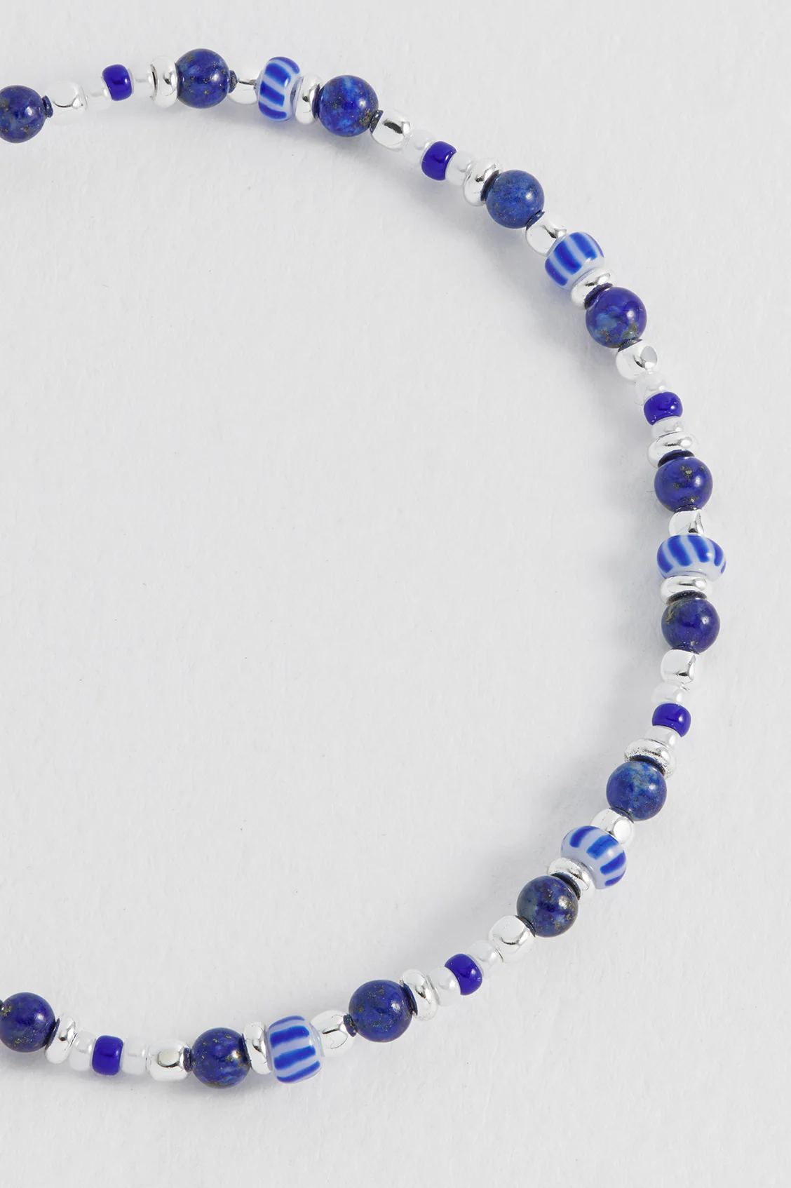 Blue Mixed Glass Amelia Bracelet - Image 5
