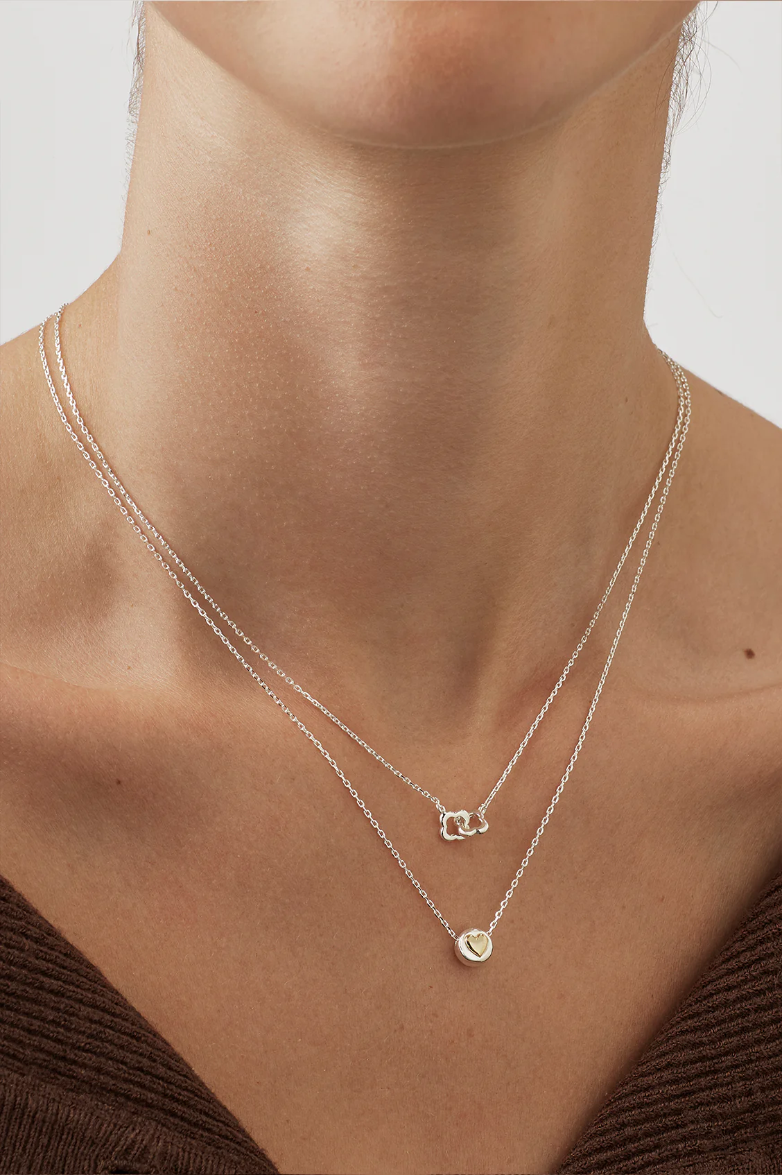 Double-Linked Flower Necklace - Image 2