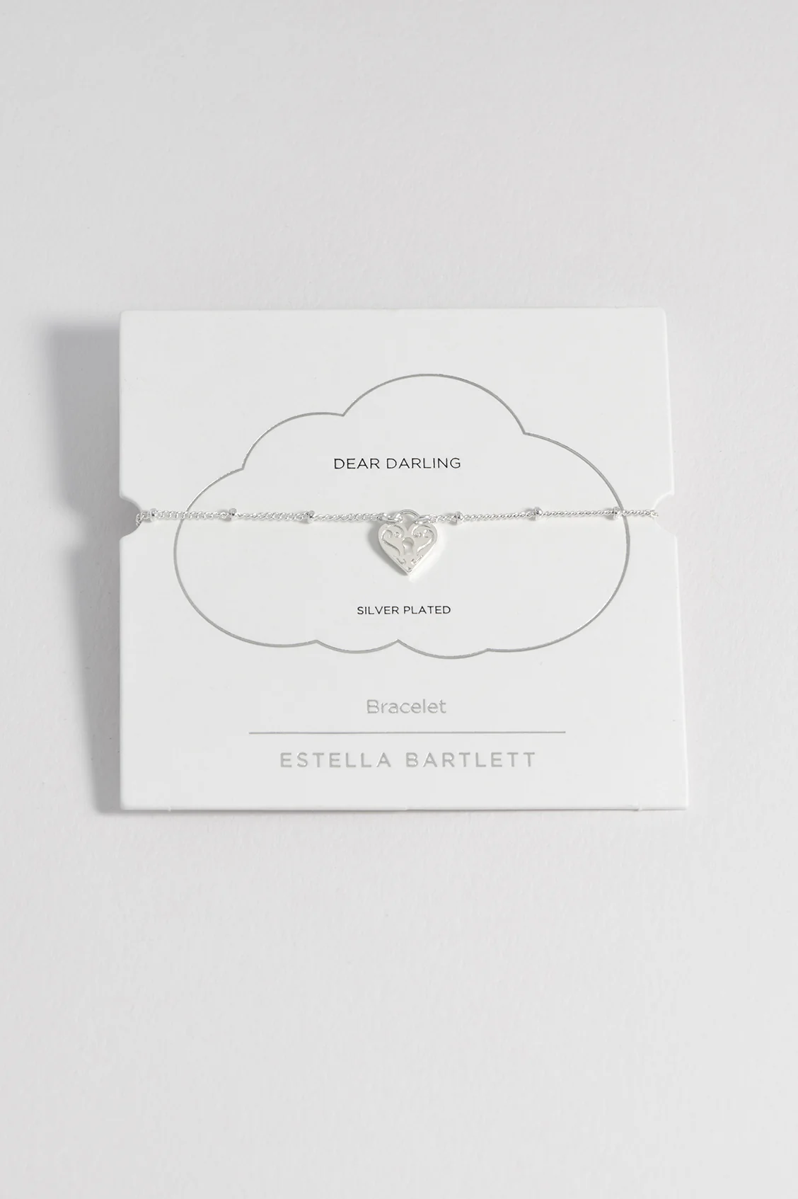 Engraved Heart Padlock Bracelet