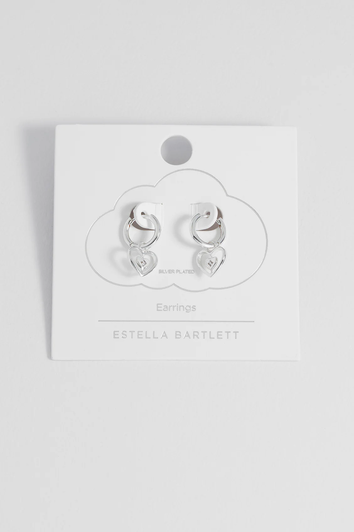 Enveloped CZ Heart Huggie Hoops - Image 4