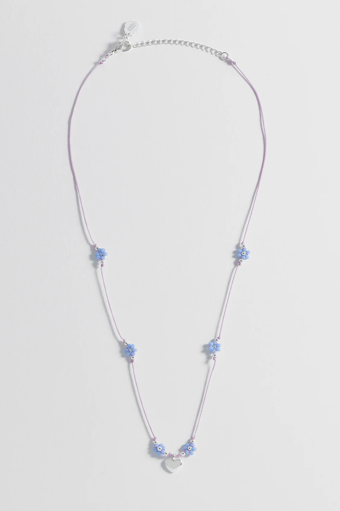 Flower Heart Miyuki Necklace - Image 2