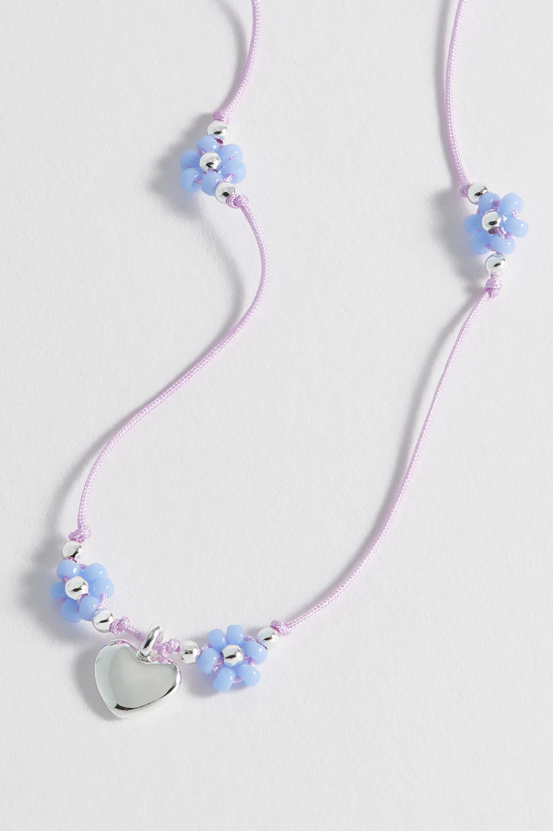 Flower Heart Miyuki Necklace - Image 5