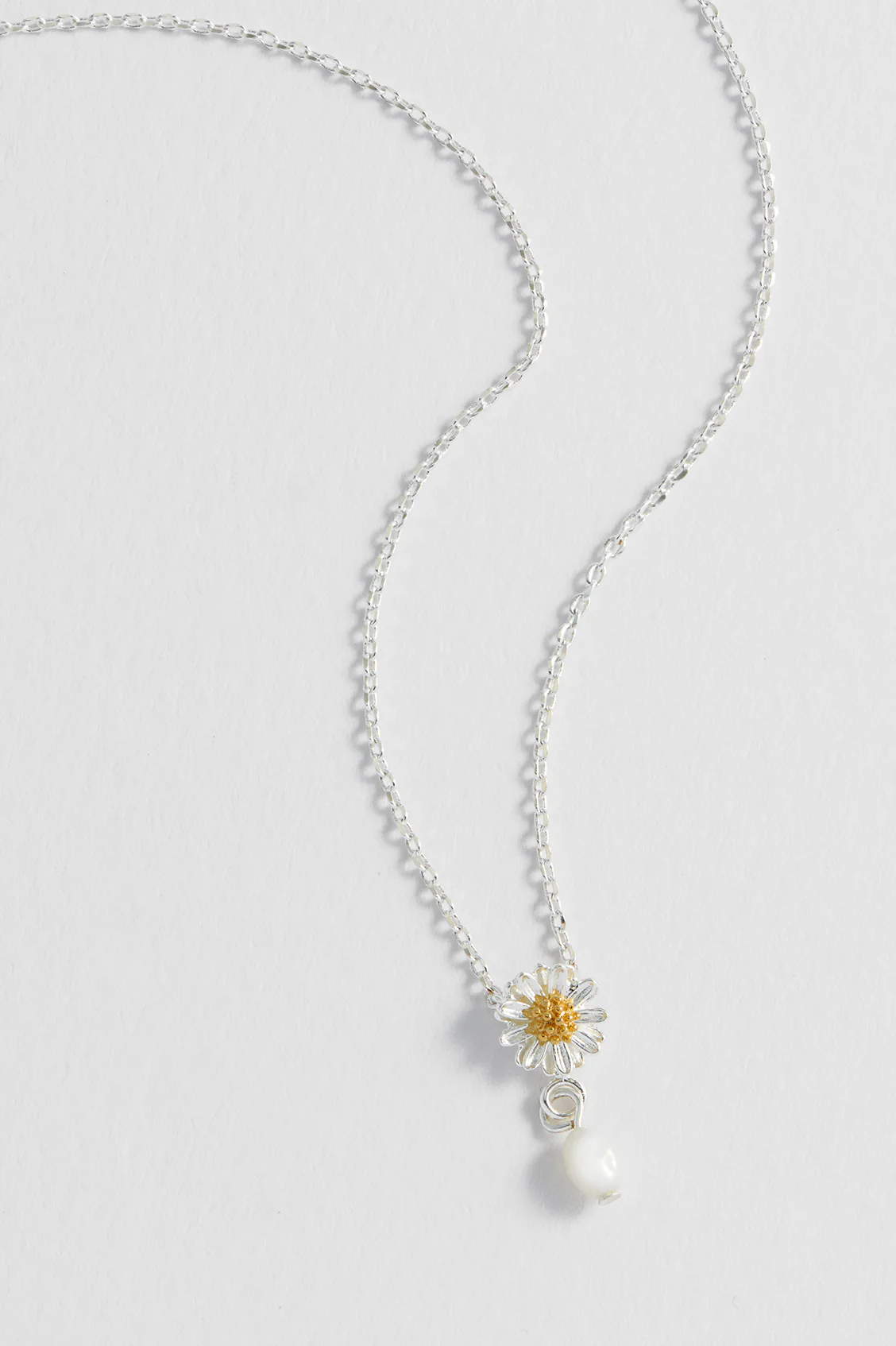 Wildflower Pearl Drop Necklace - Image 4