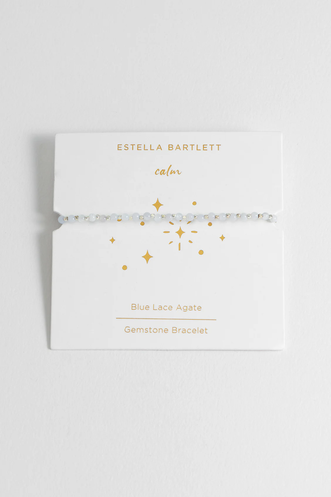 Wellness Blue Lace Agate Gemstone Amelia Bracelet