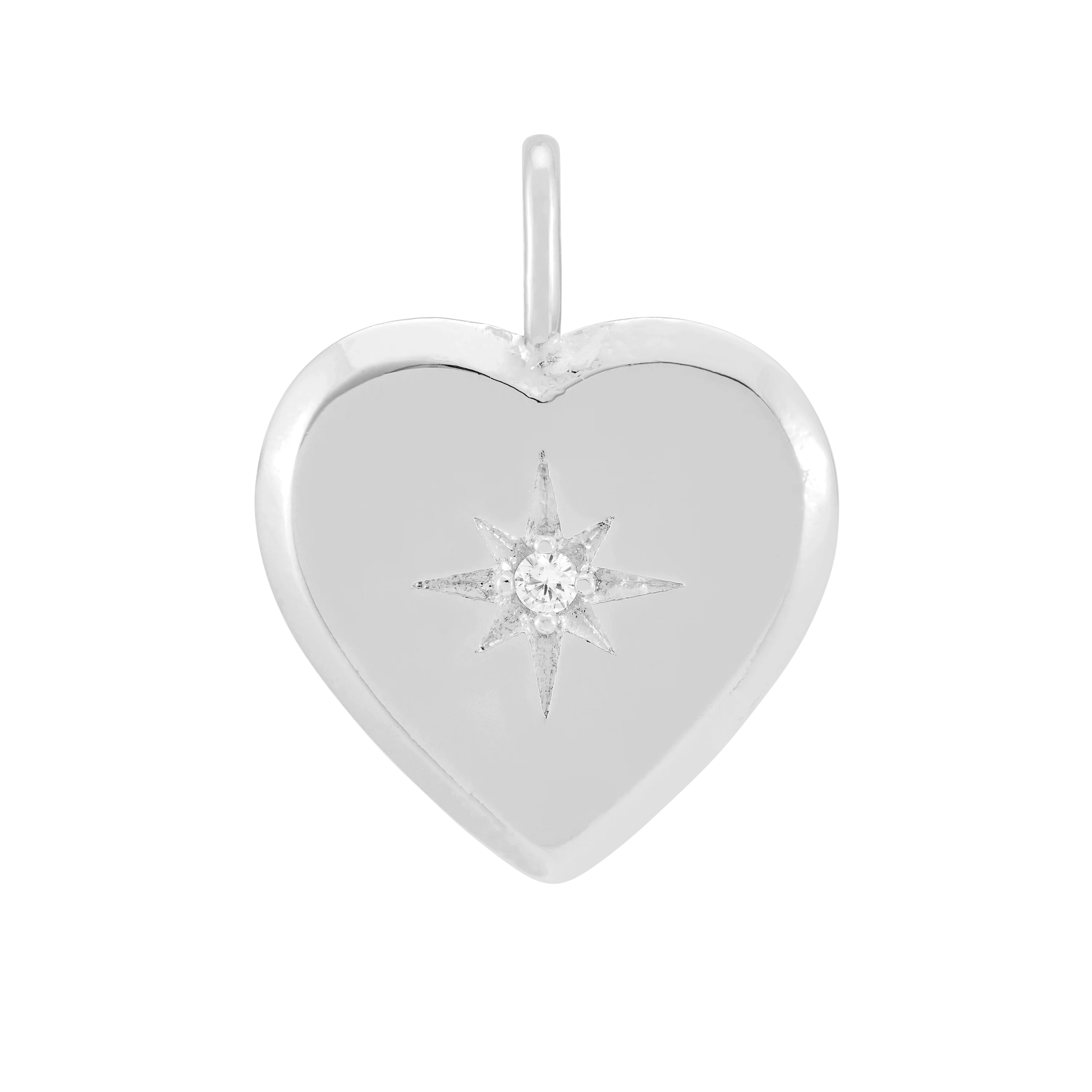 Heart CZ Charm - Image 3