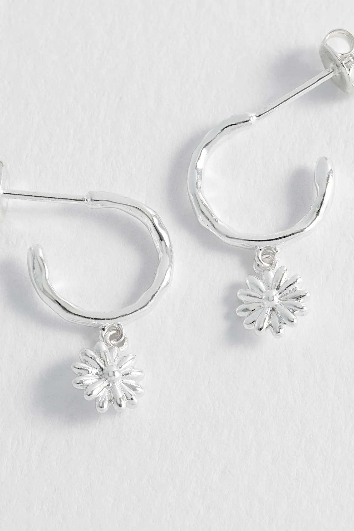 Molten Daisy Hoop Earrings - Image 2