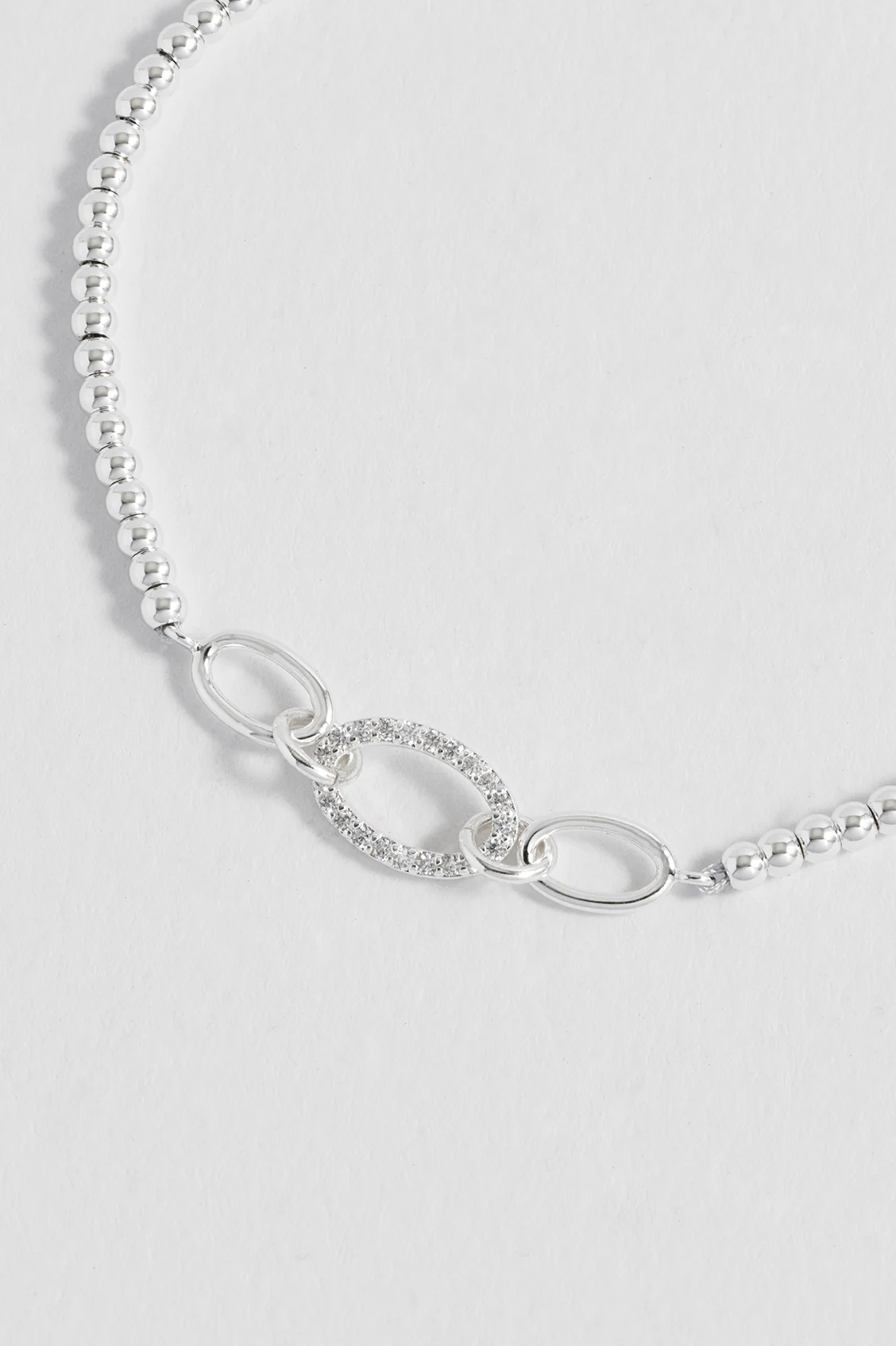 Oval Link CZ Louise Bracelet - Image 4