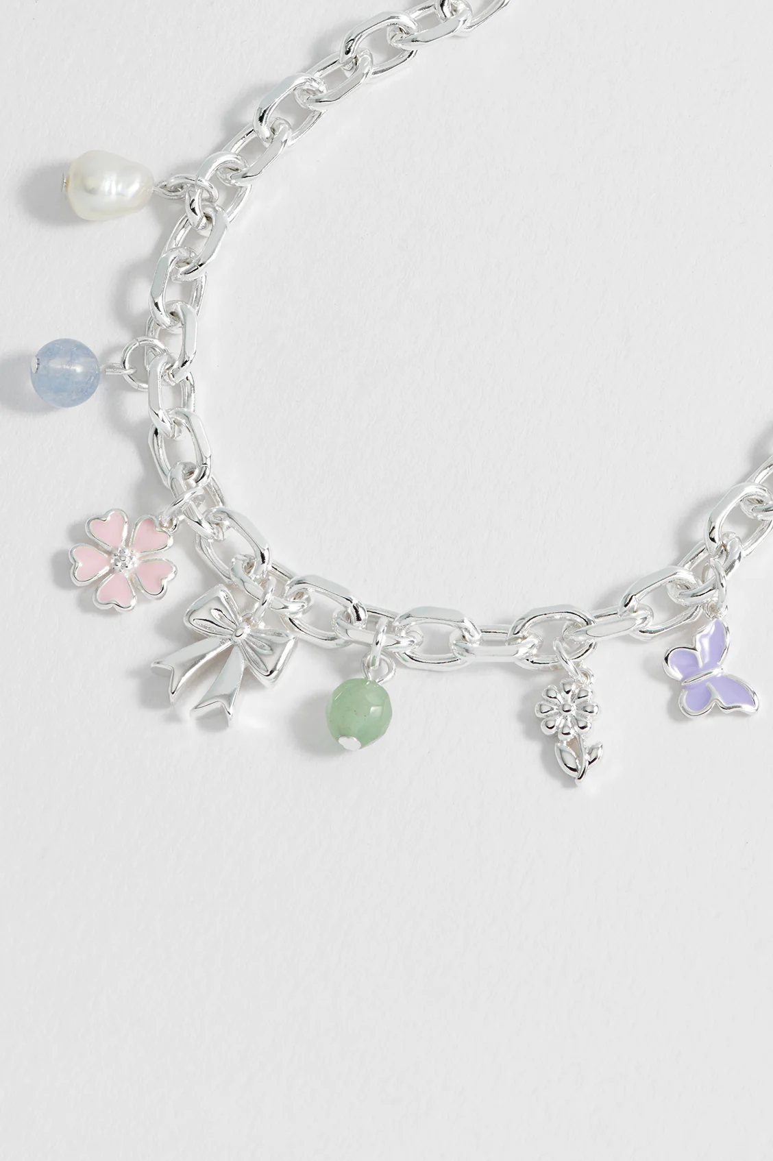 Pastel Charm T-Bar Bracelet