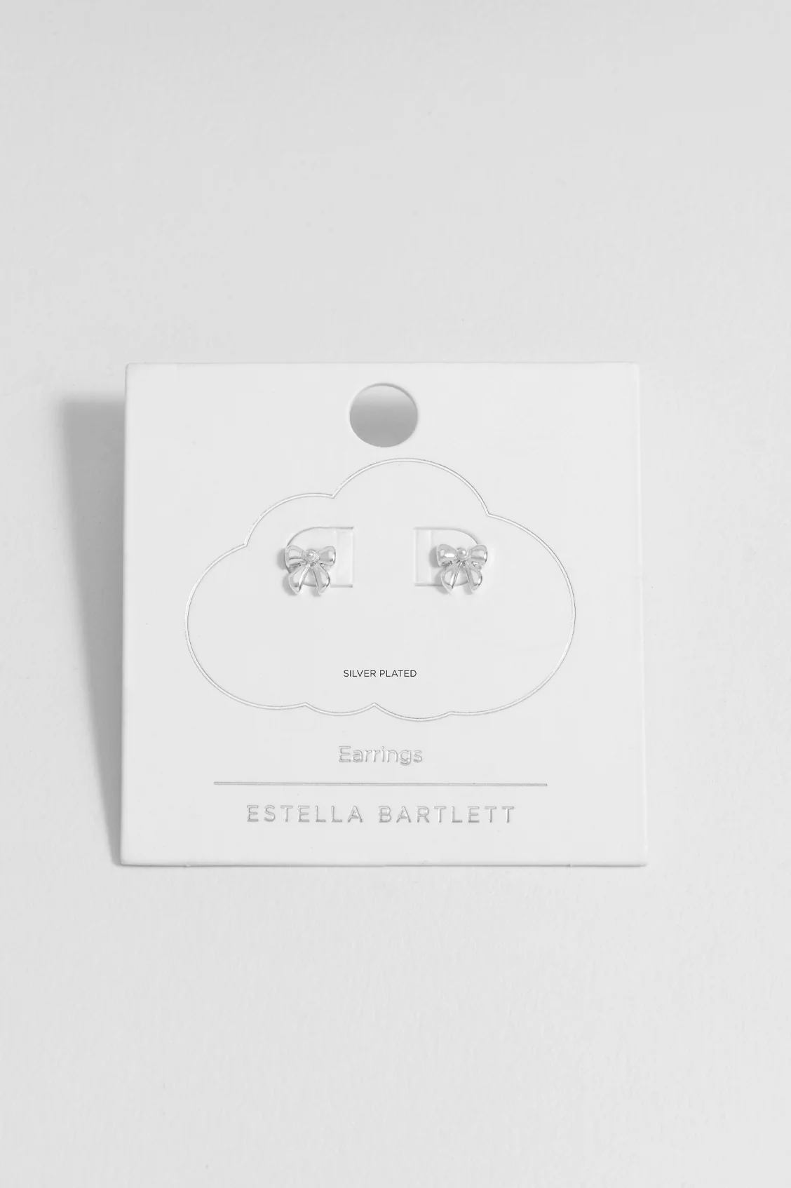 Pearl Bow Stud Earrings - Image 5