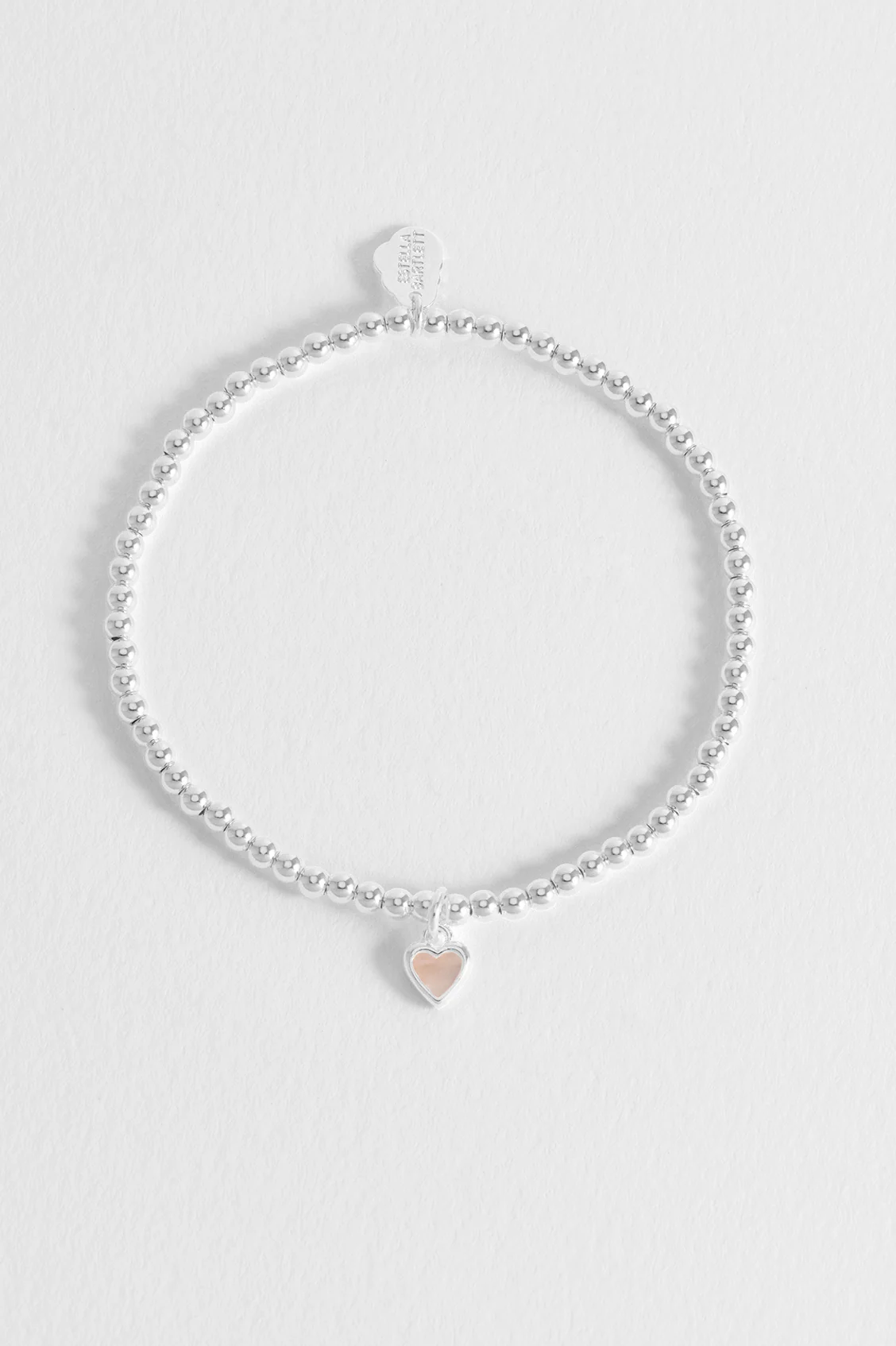 Pink Pearl Heart Bracelet - Image 3