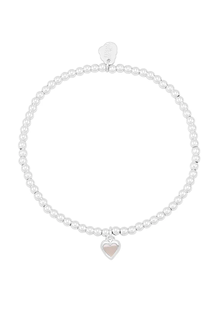Pink Pearl Heart Bracelet - Image 4