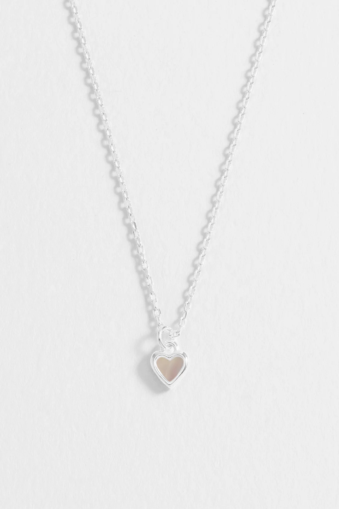 Pink Pearl Heart Necklace - Image 4