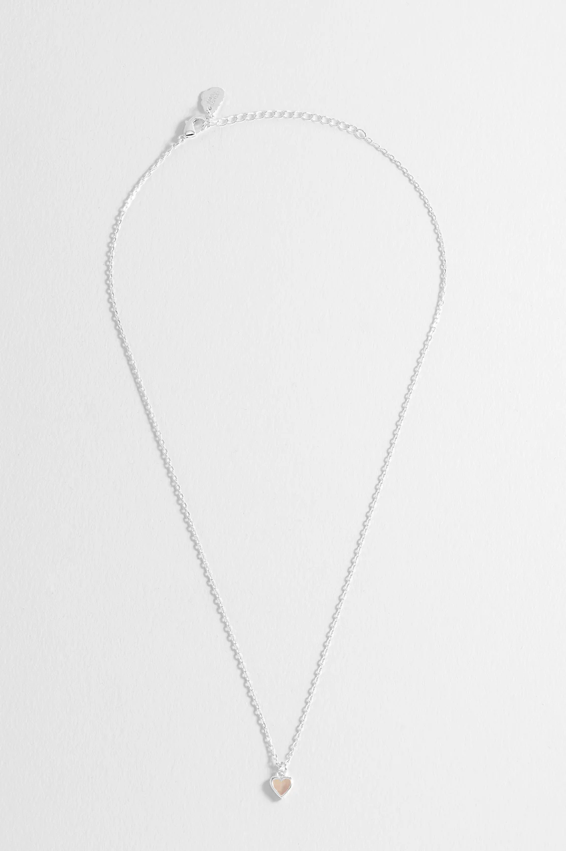 Pink Pearl Heart Necklace - Image 5