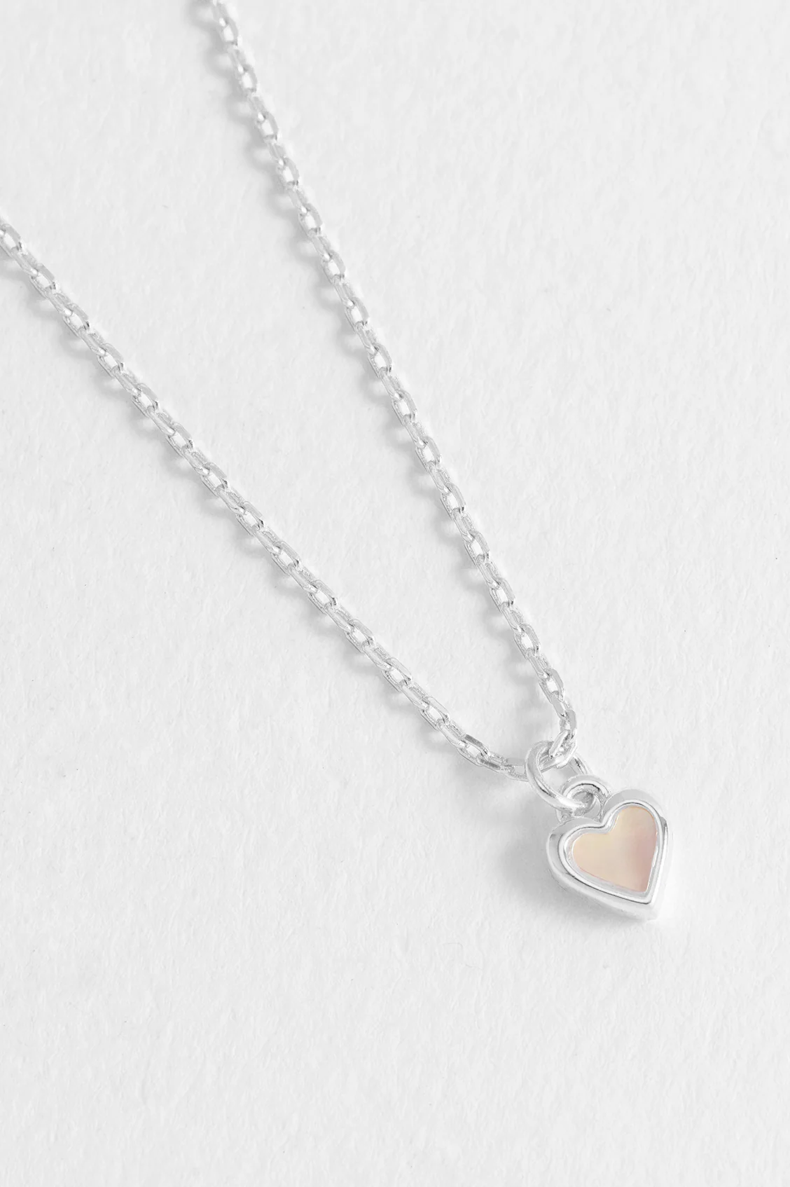 Pink Pearl Heart Necklace - Image 6