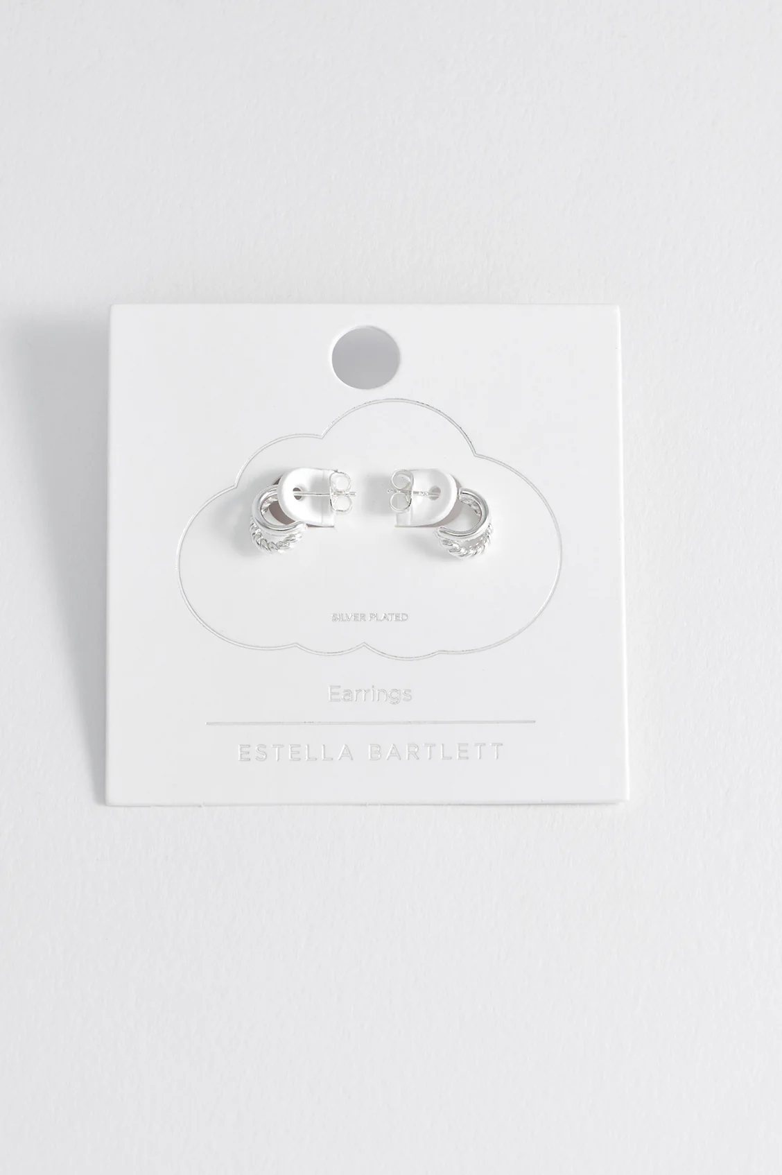Plain And Twist Double Hoop Earrings - Image 5