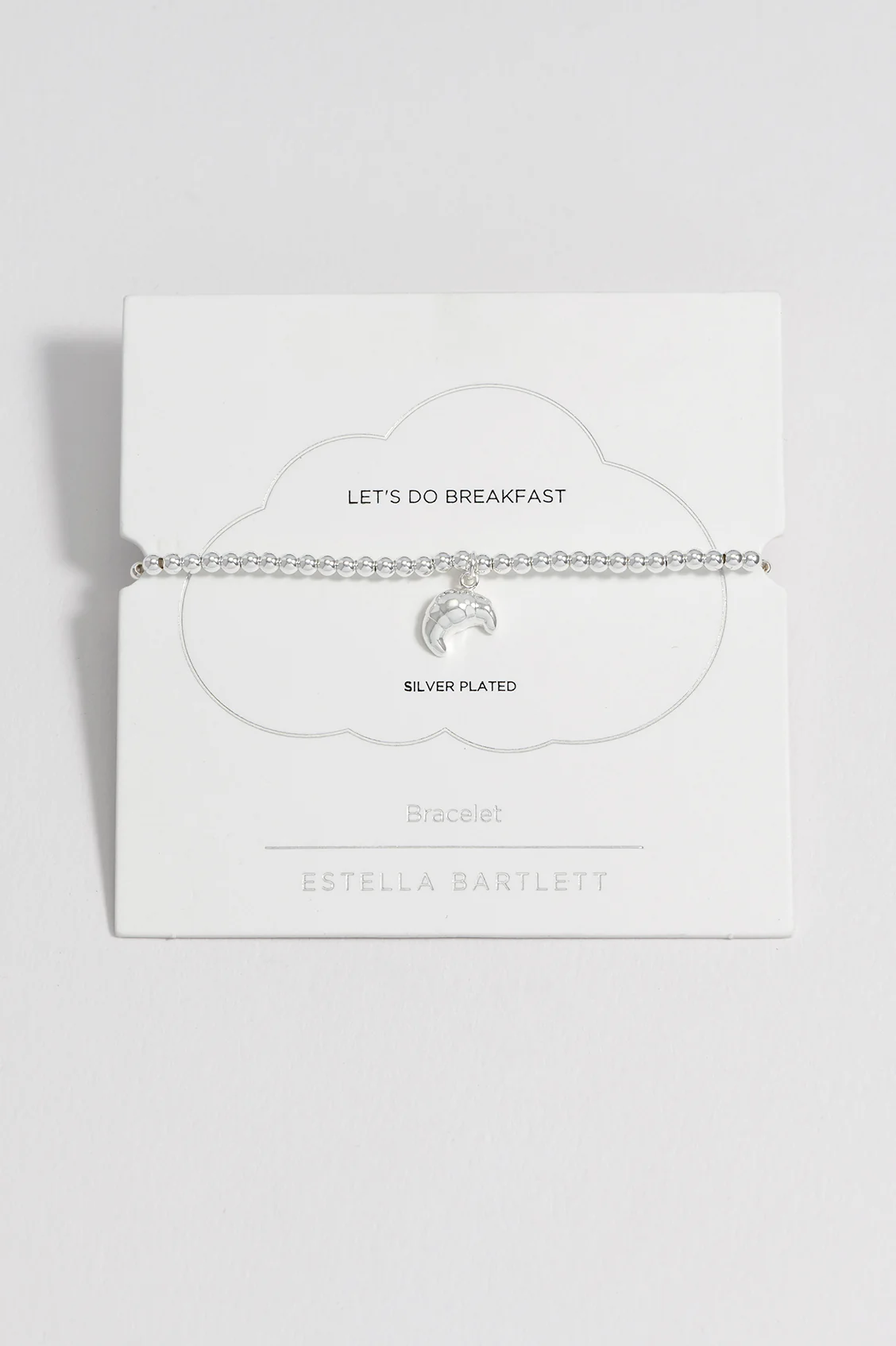 Sienna Beaded Croissant Charm Bracelet