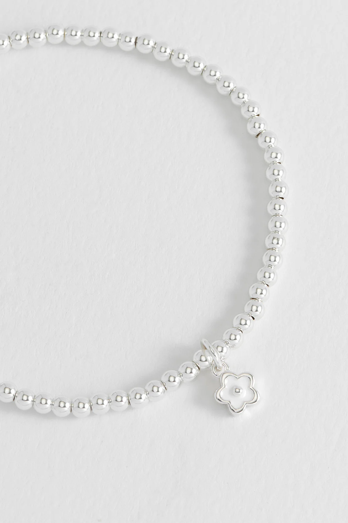 Sienna Beaded Enamel Flower Charm Bracelet - Image 5