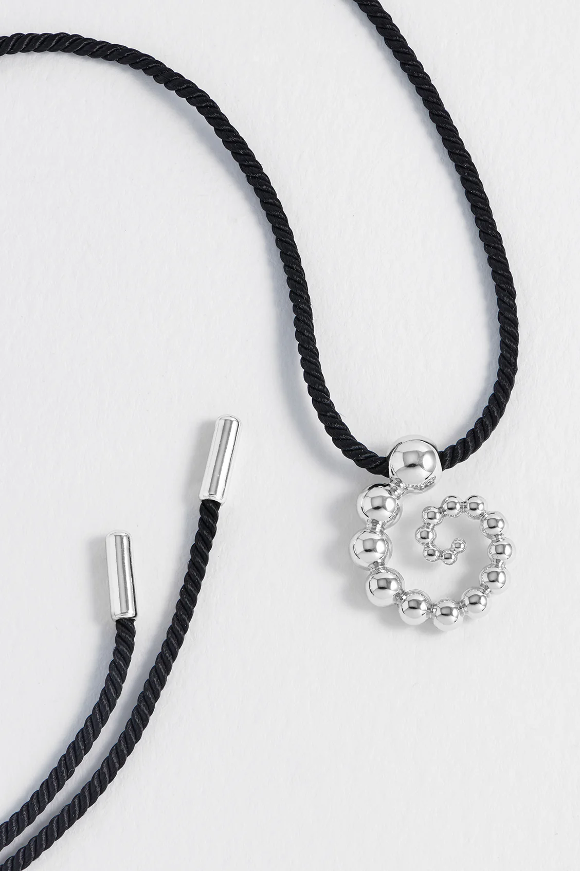 Swirl Cord Necklace