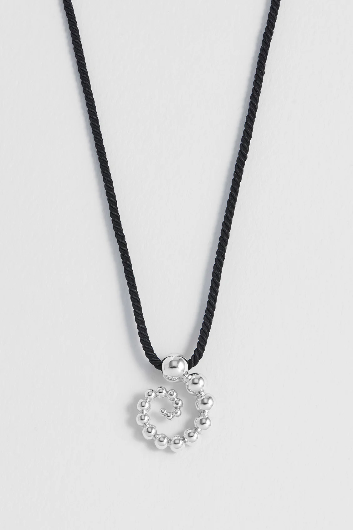 Swirl Cord Necklace - Image 4