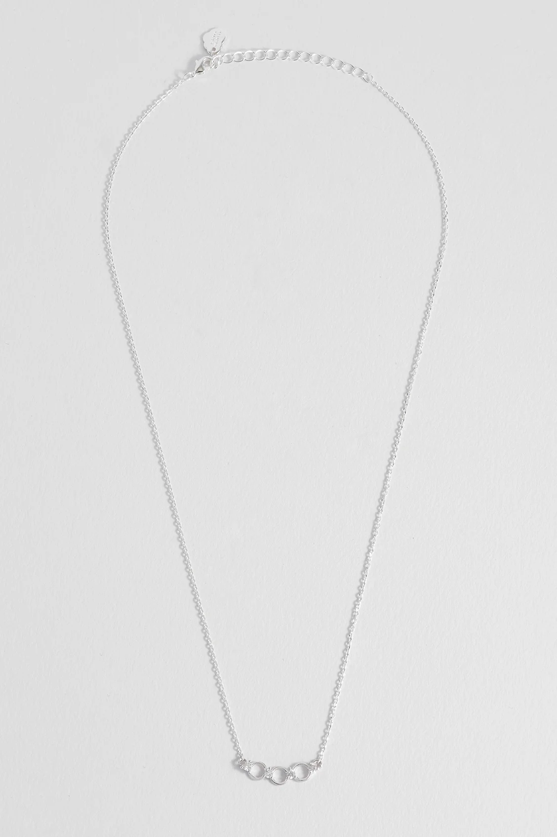 Triple Disc CZ Necklace - Image 5