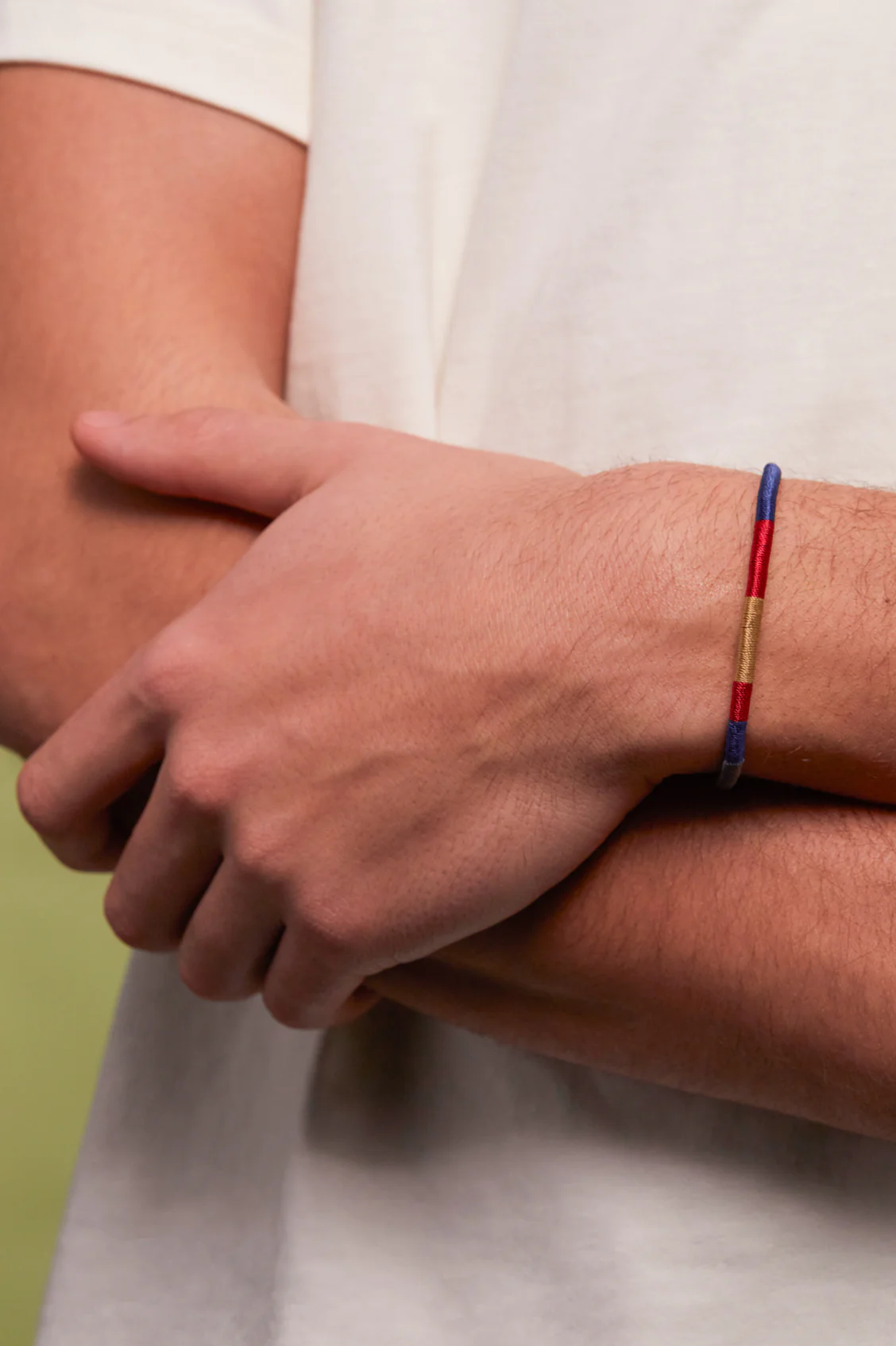 Men's Woven Bracelet - Image 2