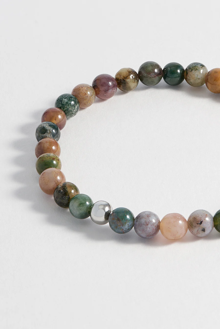 Men's Gemstone Beaded Bracelet - Image 4