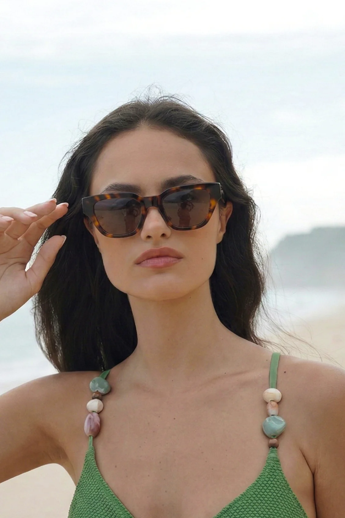 Tortoiseshell Paris Cat-Eye Women’s Sunglasses - Image 2