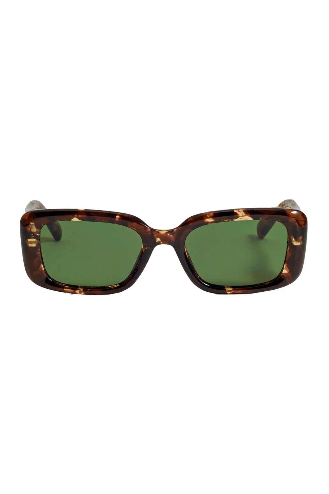 Tortoiseshell Vilnius Rectangle Women’s Sunglasses - Image 2