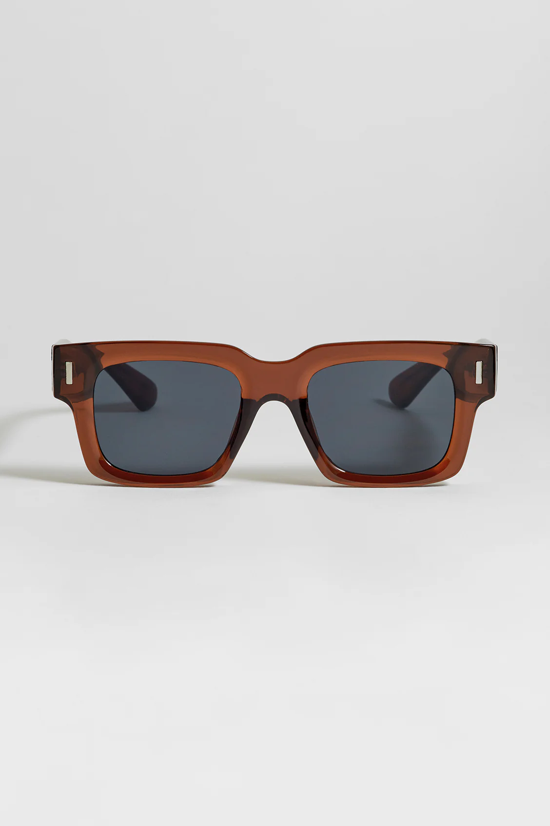 Transparent Brown Rio Wayfarer Unisex Sunglasses