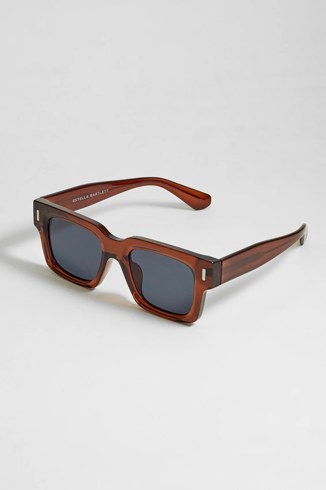 Transparent Brown Rio Wayfarer Unisex Sunglasses - Image 4