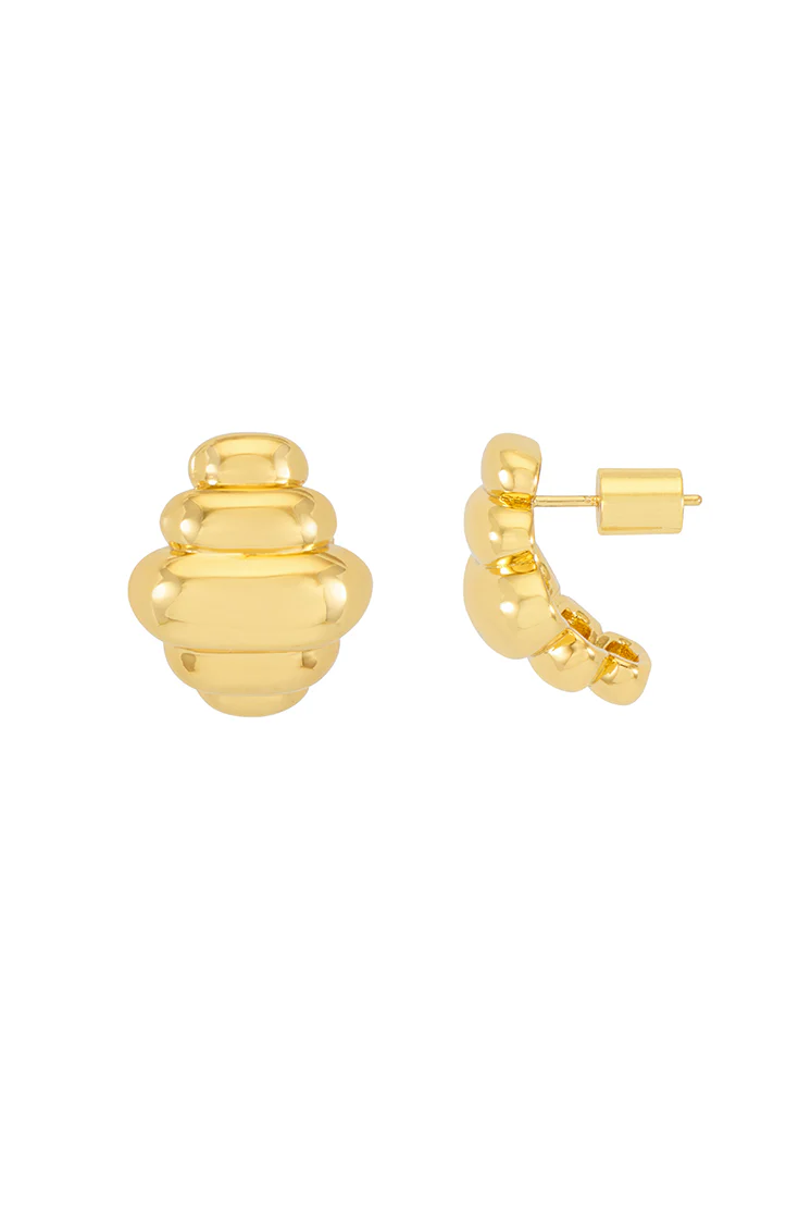 Graduating Sculptural Stud Earrings - Image 3