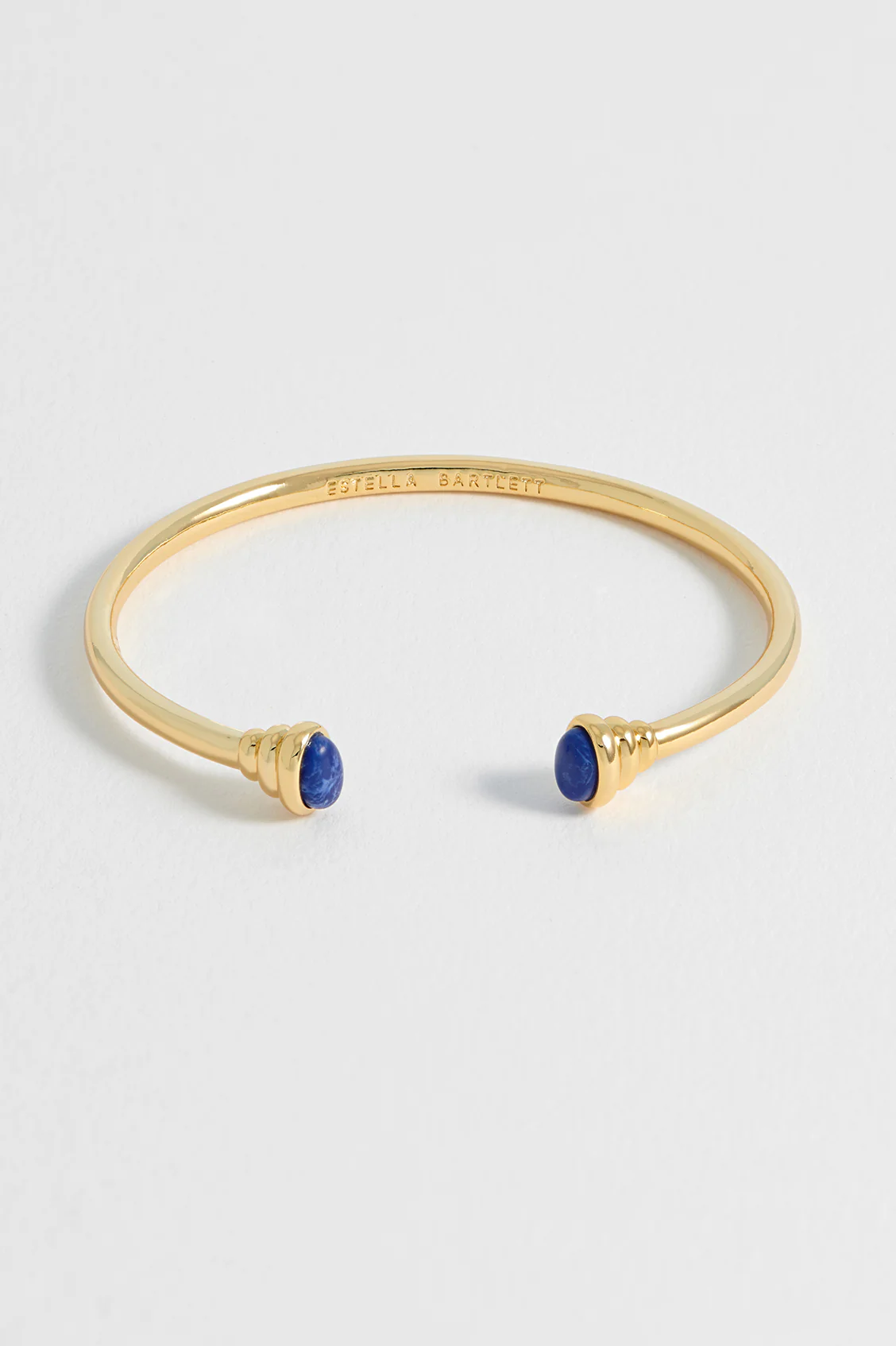 Lapis Lazuli Cabochon Open Bangle - Image 4