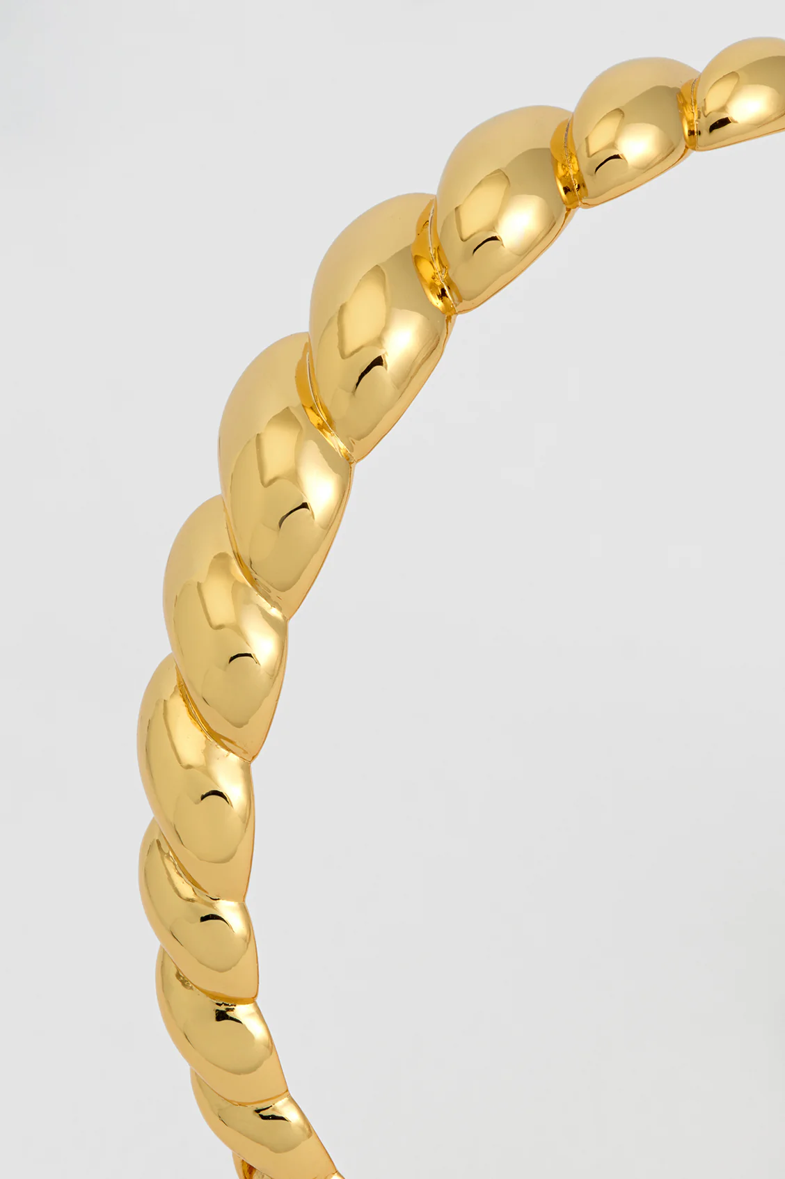 Twisted Hinged Bangle - Image 4