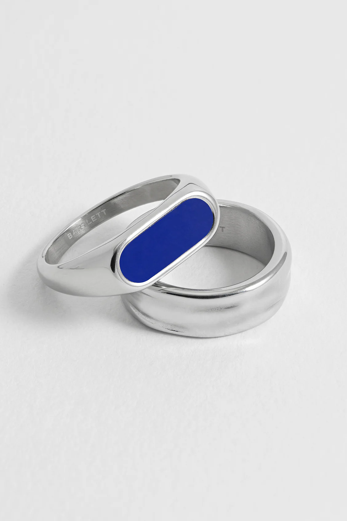 Men's Lapis Lazuli Bar Signet Ring - Image 4