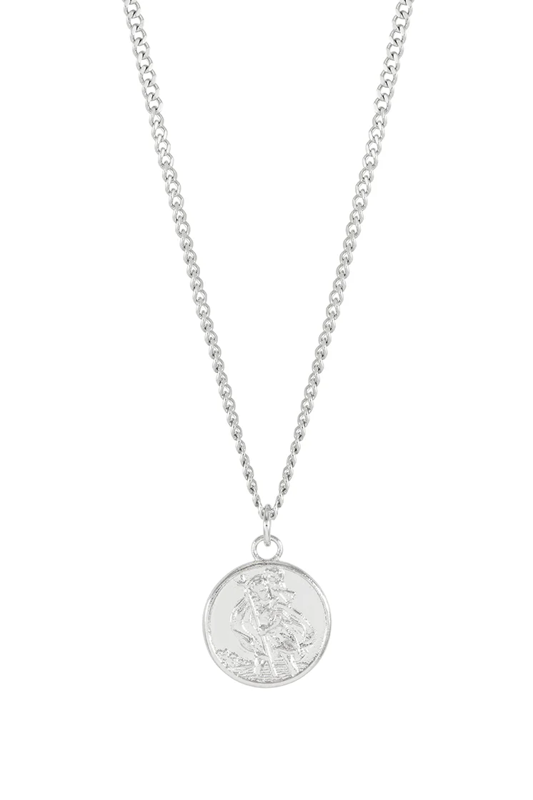 Men's St. Christopher Pendant Necklace - Image 3