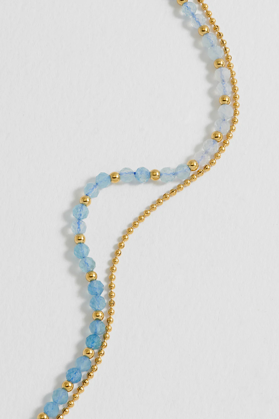 Faceted Blue Quartz Duo Bracelet - Image 2