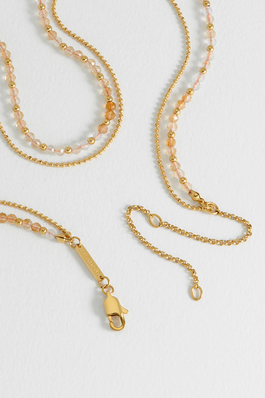 Faceted Citrine Duo Necklace - Image 4