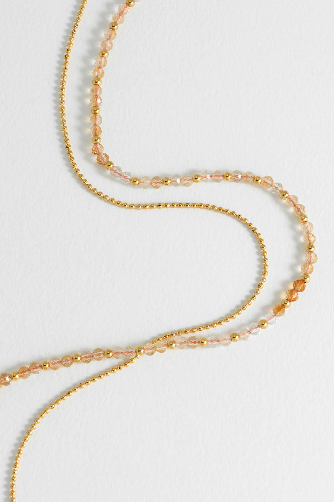 Faceted Citrine Duo Necklace - Image 5