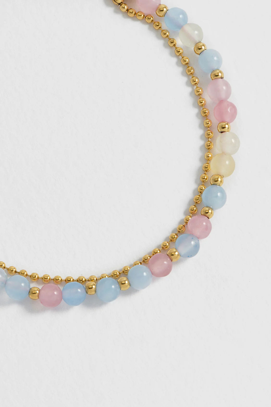 Pastel Multi Gemstone Duo Bracelet - Image 4