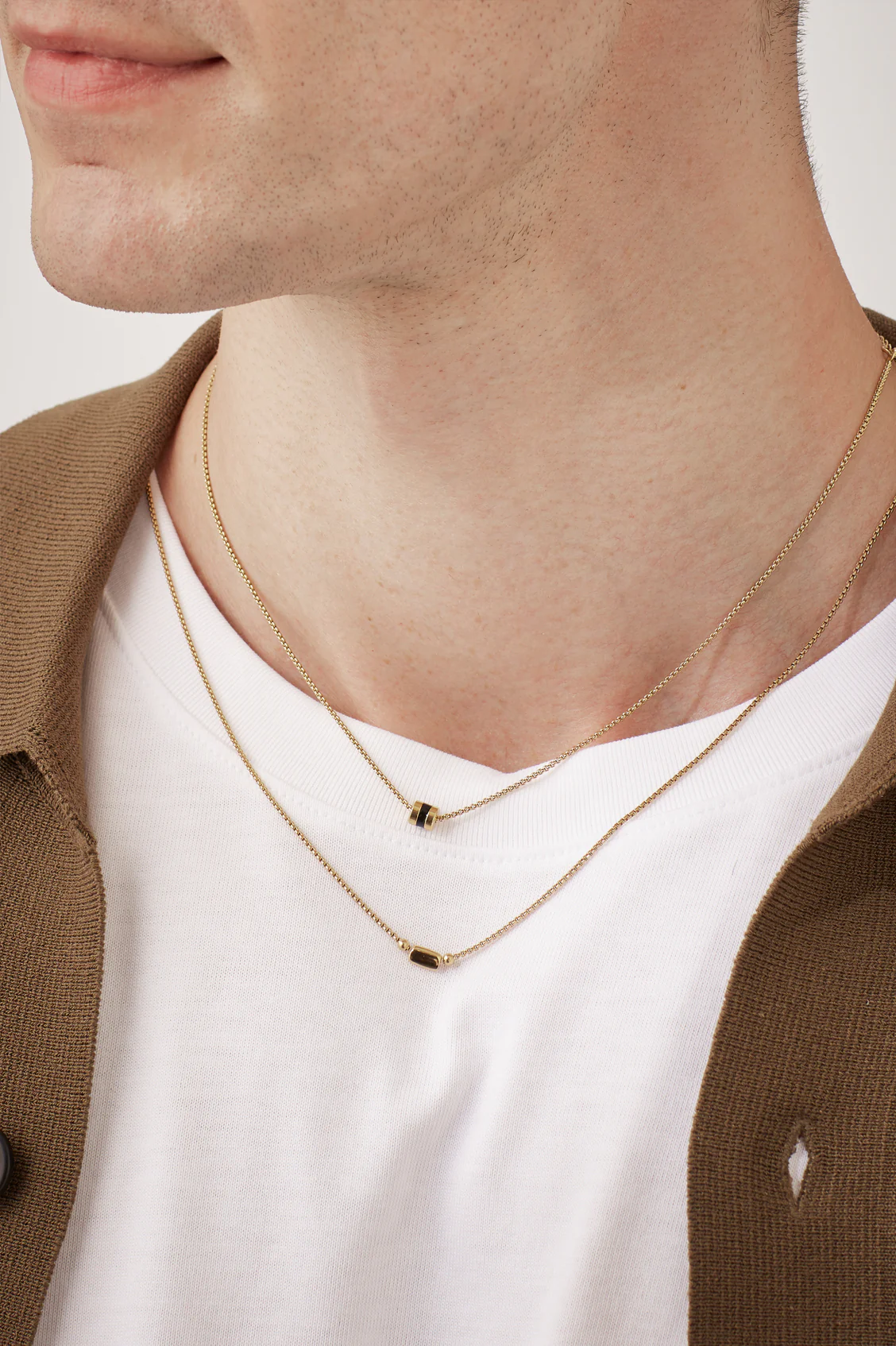 Men's Enamel Bead Necklace - Image 5