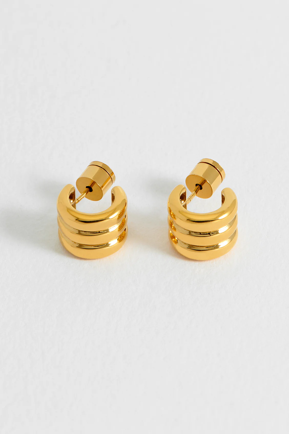 Triple Cuff Hoop Earrings - Image 4