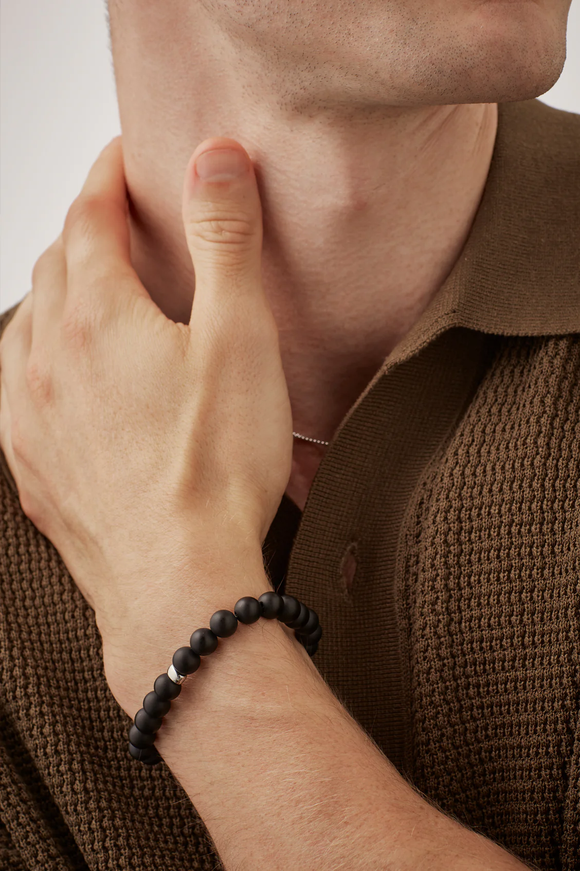 Men's Black Onyx Bracelet - Image 2